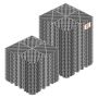 Modular drainage tiles VEVOR, 55 pcs, 310 × 310 mm