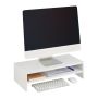 Monitoriaus stalo pakyla Relaxdays 10047341.0, Su papildoma lentyna