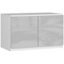 Mezzanine for wardrobe NORE S90, white/light grey