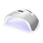 Nagų lempa Glow F2, 57 LED diodai, Sidabrinė, 22,5 × 11 × 20 cm