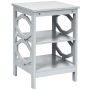 Naktinis staliukas, 3 pakopos, 40,64 × 60,96 × 40,64 cm