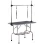 Pet grooming table PawHut 107x60x170cm., silver/black