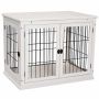 Dog cage PawHut 58.5x81x66cm., white/black