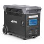 Nešiojama elektrinė stotis VEVOR LW3000, 3000 W, 3072 Wh, 13 prievadų, 609 × 294 × 457 mm