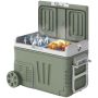 Portable thermoelectric cooler, 33 l, 2 compartments, 64.5 × 43.5 × 43.5 cm