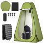 Portable toilet set VEVOR BSFT01, with privacy tent, 56 × 56 × 13 cm