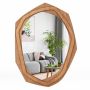 Netaisyklingos formos sieninis veidrodis, 35 × 26 col