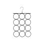 Hanger for scarves and shawls, black