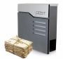 Modern mailbox, gray