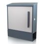 Modern mailbox, gray