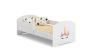 Children's bed Luk with mattress and barrier protection 144 cm x 77 cm x 56 cm, unicorn