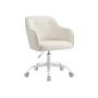 Office chair 64x64x93cm., beige/white