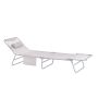 Daybed 195x63x30cm., gray/silver color