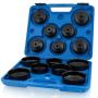 Oil filter wrench set, 15 pieces