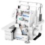 Overlock sewing machine VEVOR 4-434, 3 and 4 threads, White, 260 × 270 × 270 mm