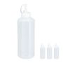 Padažų buteliai Relaxdays, 4 vnt., 1000 ml, 8 × 26 × 8 cm