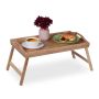 Padėklas pusryčiams Relaxdays, sulankstomas, 60 × 25 × 30 cm