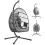 Pakabinama kėdė su stovu SONGMICS GDC050GZ01, 98 × 103 × 195 cm
