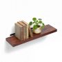 Pakabinama lentyna Relaxdays 10052683_8412, ruda/juoda, 100 × 4 × 23 cm