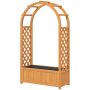 Raised bed with slats, 83 × 36 × 145 cm