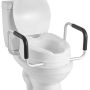 Raised toilet seat VEVOR SC7060D-4A, with armrests, 51.8 × 41 × 25.5 cm