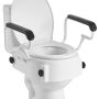 Raised toilet seat VEVOR SC7060H, with armrests, 560 × 485 × 375 mm