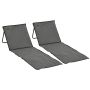 Beach loungers, 2 pcs, 142 × 51 × 40 cm