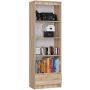Напольный стеллаж CLP R60, 4 полки и 1 ящик, 60 × 180 × 35 см