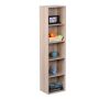 Pastatoma lentyna Relaxdays 10053042_8632, 5 skyriai, 132 × 32 × 24 cm