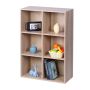 Pastatoma lentyna Relaxdays 10053042_8633, 6 skyriai, 91 × 61 × 30 cm