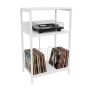 Pastatoma vinilo lentyna Relaxdays 10052985_49, 3 lentynos, 40 × 65 × 30 cm