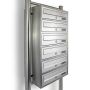 Mailbox system LOKATORSKA 6, 6 boxes, 51 × 150 × 27 cm