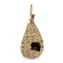 Paukščių namelis Relaxdays 10031001.0, 1 vnt, Ruda, Ø 12 × 29 cm