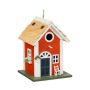 Paukščių namelis Relaxdays 10044509.0, Su kabinimo kilpa, 18,5 × 25 × 18,5 cm