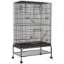 Bird cage, with perches and toys, 97 × 58 × 160 cm