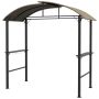 Barbecue gazebo Outsunny 233x110x235cm., black/beige