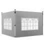 Gazebo side panel set, 2 pcs, 295 × 195 cm