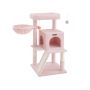 Cat scratching post 61.5x85.2x96cm., pink/beige