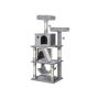 Scratching post 155 cm., light gray