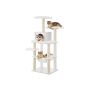 Cat scratching post 72x64x138cm., beige/beige