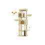 Cat scratching post 110x70x175cm., beige/brown