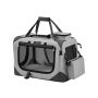Dog transport bag 50x35x35cm., gray/black