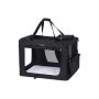 Pet transport bag, size L, black