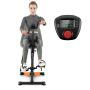 Pedalinis treniruoklis, Reguliuojamas su LCD ekranu, 43,18–53,34 × 44,45 × 87,63–100,33 cm