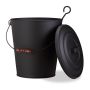 Pelenų kibiras Relaxdays 10022305.0, 24 l, 35,5 × 43 × 35,5 cm