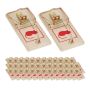 Pelių spąstai Relaxdays 10047573.0, 40 vnt, 4,5 × 2 × 10 cm