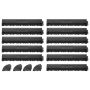 Transition edge set VEVOR PJGS-01, 11 pieces, Black, 32 × 15 × 8.5 cm