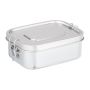 Pietų dėžutė Relaxdays 10045170.0, 1 l, Sidabrinė, 18 × 7 × 13,5 cm