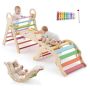 Pikler climbing set VEVOR ZYS005, 9 elements, 195 × 59.8 × 74.5 cm