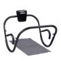 Pilvo preso treniruoklis Relaxdays 10020850.0, sulankstomas, 70 × 66 × 70 cm